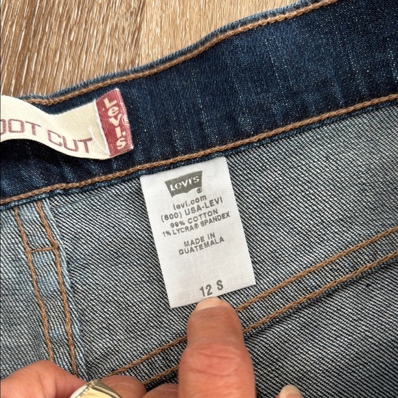 Levi's 515 Size 12S Blue | Boot Cut Jeans | Low Rise | Slim Fit | Women’s - Picture 3 of 15